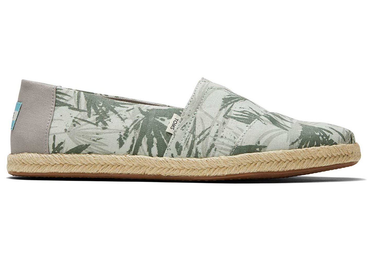 Toms Espadryle Męskie Zielone - Alpargata Rope - 57ANQMOZF